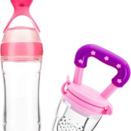 Food Grade Silicone Bottle Feeder & Silicone Food Fruit soother for babies Teether-image-55