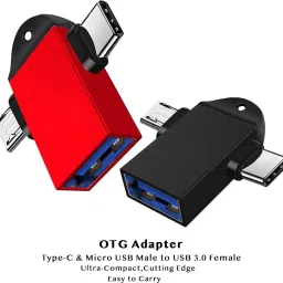 SANNO WORLD USB Type C, Micro USB OTG Adapter image 2