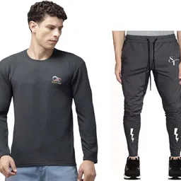stelino Printed, Solid Men Track Suit-picture-7