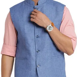 Solid Men Waistcoat-image-2