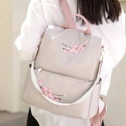 Small 12 L Backpack Fashion 12L New Flower Embroidered Artistic National Style Capacity Bag-16