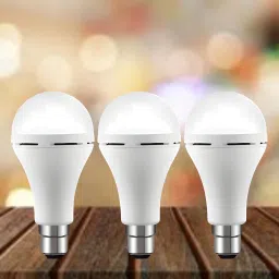 Emergency 15W Inverter LED Bulb with 1200mAh Rechargeable Battery Pack of 3 G235 4 hrs Bulb Emergency Light-13