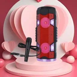GUGGU Bluetooth Party Speaker with mic, AUX/TF Card USB, With Deep Bass Sound D418 20 W Bluetooth Party Speaker-picture-5