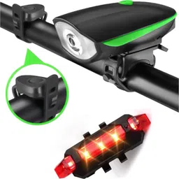 highrider USB Rechargeable Cycle Light & Horn & Tail Light Combo Bell-picture-35