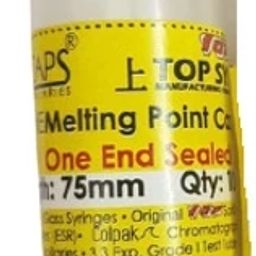 apex labs Capillary Tubes, Melting Point, One End Closed, 75 MM Test Indicator image 2