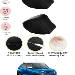 Black Velvet Car Pillow Cushion for Fiat-image-89