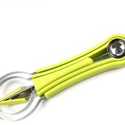 4 in 1 Stainless Steel Watermelon Cutter Fruit Carving Tools Set Kitchen Scoop-image-44