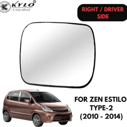 Manual Driver Side, Rear View Mirror For Maruti Suzuki Zen Estilo-89