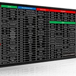 Gela Smart Desk Mat for Office Table with Shortcut Key Patterns,Large Anti-Slip Mousepad-image-84