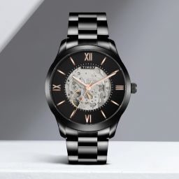Automatic Black Dial Analog Watch- For Men TWEG208SMU05-4