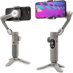 IZI GO-X Smartphone Handheld Gimbal 3-Axis Stabilizer OLED display LED Fill Light 3 Axis Gimbal for Mobile-image-29