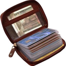 Women Brown Genuine Leather Card Holder - Regular Size-image-24