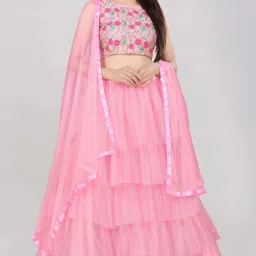 Embroidered Semi Stitched Lehenga Choli-image-54