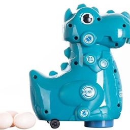 Dinosaur Lay Eggs Toy, Bump and Go Walking Dinosaur 3 Egg Laying Toy for Kids-image-27