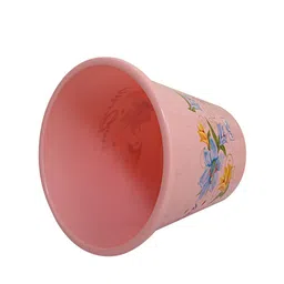 Kuber Industries Pink & Blue Printed Open Dustbins - 5 L Each image 5