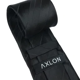 AXLON Set Of 4 Printed Necktie Pocket Square With Cufflink & Flower Pin Accessory Gift Set image 3