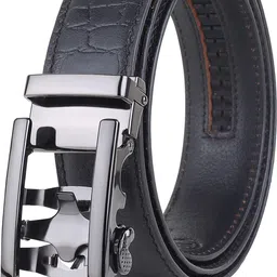 hayes london Men Casual, Formal, Party Black Genuine Leather Belt-picture-26