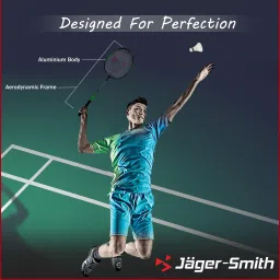 jager-smith PB-2000 Combo & Featherlite 2 Shuttle Badminton Kit image 5