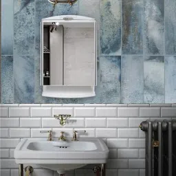 Saffire Multi-Storage Organizer With Bathroom Mirror-13