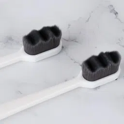 2 PCS UltraSoft Zikzak Toothbrush for Adults ZikZak Black Soft Bristle Extra Soft Toothbrush-image-80