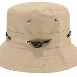 Missby Unisex Adults Cotton Adjustable Beach Bucket Sun Hat-image-74
