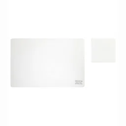 OBSESSIONS Cream & Red 12 Pieces Rectangular Table Placemats with Coasters image 3