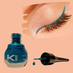 KINDED Set of 3 Liquid Eye Liner 5ml Each - Midnight Black, Teal Green & Camel Brown image 4