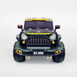 BLACK ELECTRIC RIDE ON JEEP FOR KIDS Jeep Battery Operated Ride On-image-33