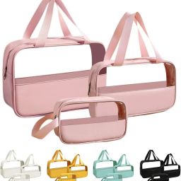 Women Pink Cosmetic Bag-image-5