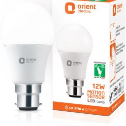 12 W Motion Sensor Round B22 LED Bulb-1