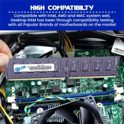 EVM Desktop RAM DDR4 8 GB PC DDR4 (8GB DDR4 Desktop RAM 2400MHz Long-DIMM) image 5
