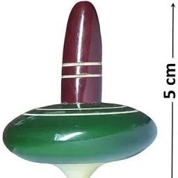 kishore collection Hand Spinning Tops 5 nos (Buguri, Lattu) Multi Color - Non Toxic image 3