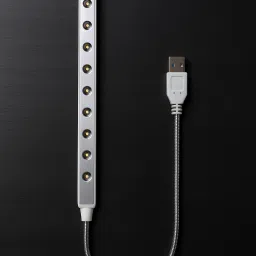 cozyycart White USB Powered Flexible LED Light Strip with 10 LEDs for Laptop & Desk White USB Powered Flexible LED Light Strip with 10 LEDs for Laptop & Desk Led Light-image-11