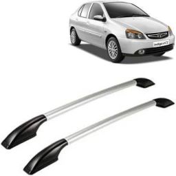 Exclusive Car Stylish Drill free Roof Rails Black & Silver For Tata Indigo Car Side Beading (Black, Silver) Car Air Vent Trim-image-86