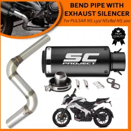 Bajaj Pulsar 200 NS DTS-i, Pulsar 200NS, Pulsar 150 AS, Pulsar 180 NS, Pulsar Full Exhaust System-10