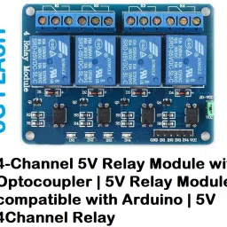 QUALITY 4-Channel Relay Module Board | 5V Relay Module Electronic Components Electronic Hobby Kit-image-26