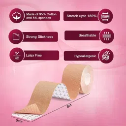 Self Adhesive Multipurpose Boob Tape, Boob tape For Breast Lift Bob Tape Nursing Breast Pad-image-50
