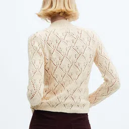 MANGO Open-Knit Pullover image 4
