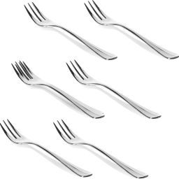 6 Pieces Fruit Fork Set For Home & Kitchen, Dinner Table & Restaurant, Stainless Steel Fruit Fork Set-14
