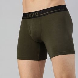 Zoiro Men Outer Elasticated Modal Long Trunk 2423 image 3