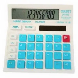 OT 512 ORBIT Calculator 12 Digit Display Used Office and Home (Pack of 1) Basic Calculator-17