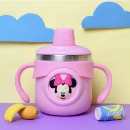 Insulated Stainless Steel Hot and Cold Spout Sipper Water Bottle For Kids(260ml)-image-24