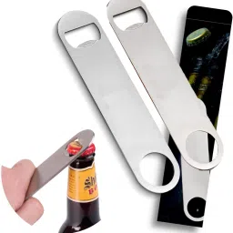 7 Inch Stainless Steel Bottle Cap Opener – Flat Bar Blade Heavy-Duty Beer & Soda Opener for Kitchen, Bar, Hotels & Restaurants Bottle Opener-image-56