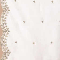 KALINI Ethnic Motifs Embroidered Regular Thread Work Kurta with Palazzo & Dupatta image 3