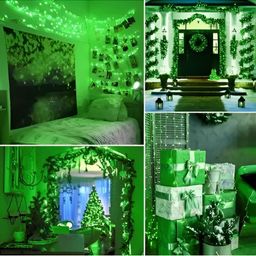 ENORMITY Green Rice Shape String Lights image 3