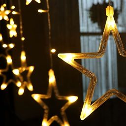ENORMITY Yellow Star Shaped String Lights image 3