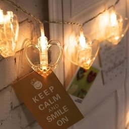 ENORMITY Yellow Photo Clip Shape String Lights image 3