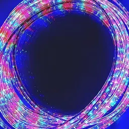 SPARK WORLD 120 Blue & Green Rope Neon LED String Lights image 2
