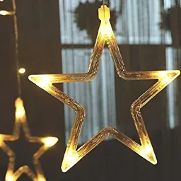 SPARK WORLD Yellow Star Shape Bulb String Light image 4