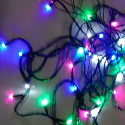 ENORMITY Purple & Green Rice Shape String Light image 2